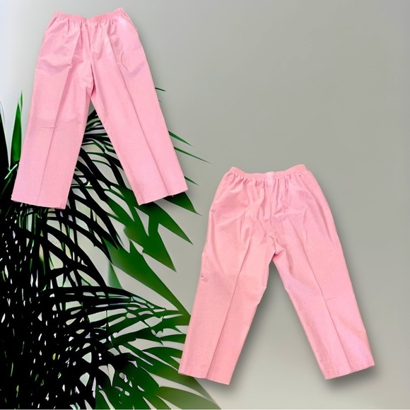 Alfred Dunner Size 16 Pull On Cotton Candy Pink Dress Pant - Picture 2 of 4